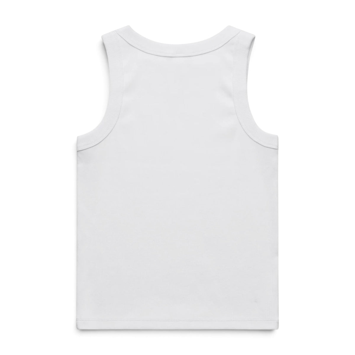 PORCELAIN WHITE ORGANIC RIB TANK
