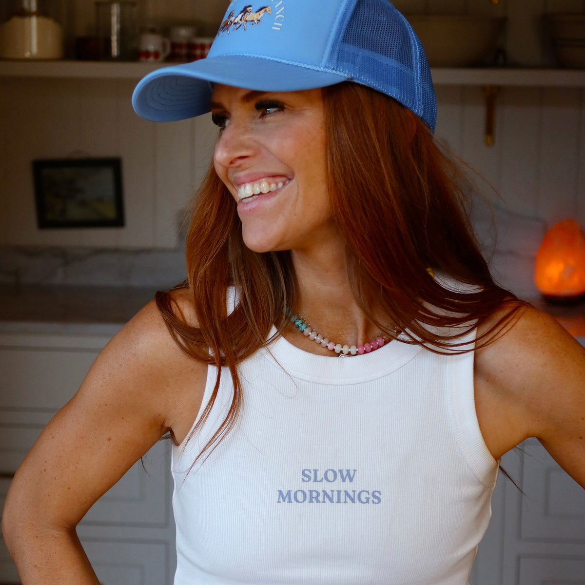 PORCELAIN WHITE ORGANIC RIB TANK
